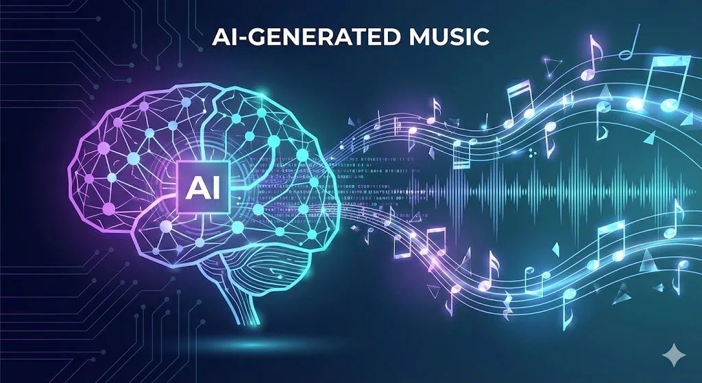 本文中:AI作曲ツールの基本説明セクション