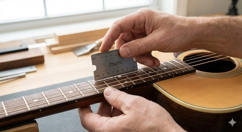 本文中:弦高の正しい測り方セクション