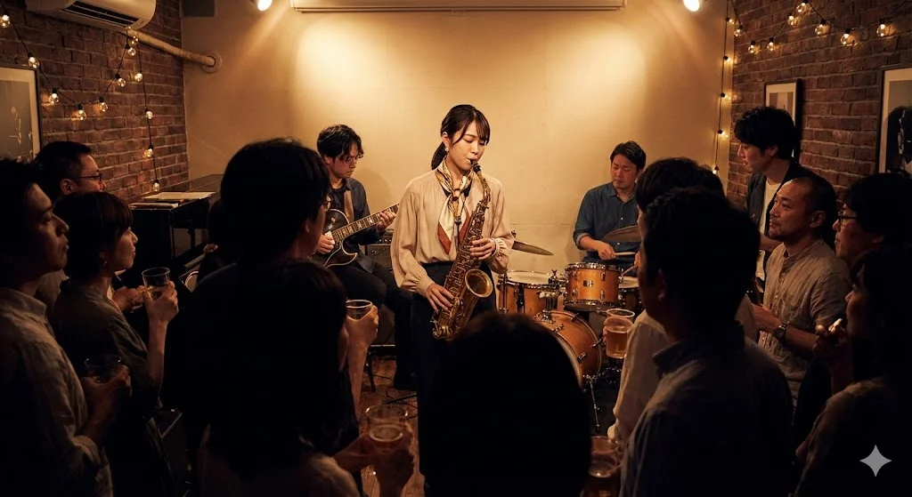 本文中:小規模ライブにおける管楽器の特性と課題セクション