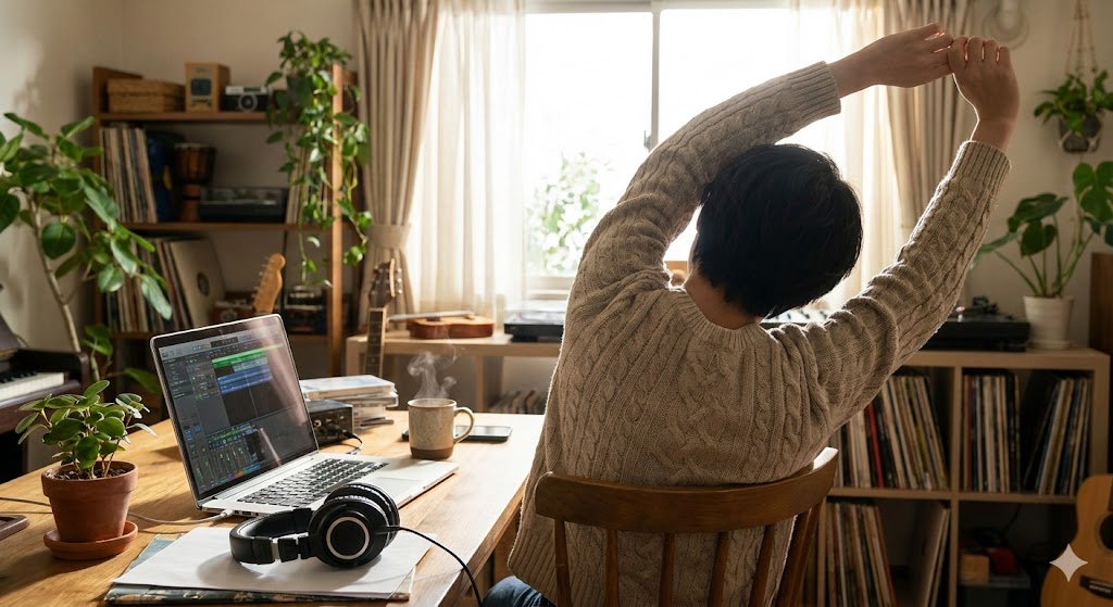 本文中：失敗と対策セクション（耳の疲労について）