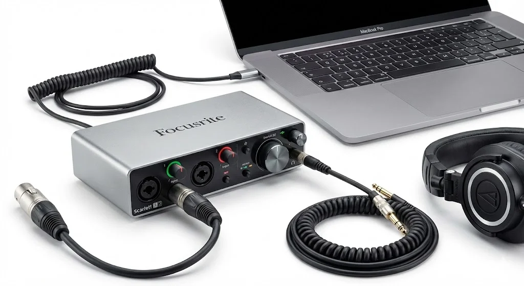 本文中:オーディオインターフェースとは?セクション