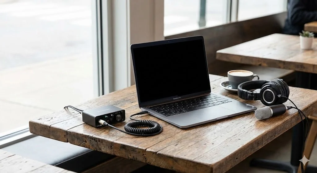 本文中:バスパワーか外部電源かセクション