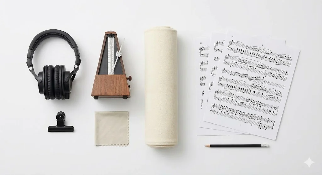 本文中:ピアノを始めるために必要なもの セクション