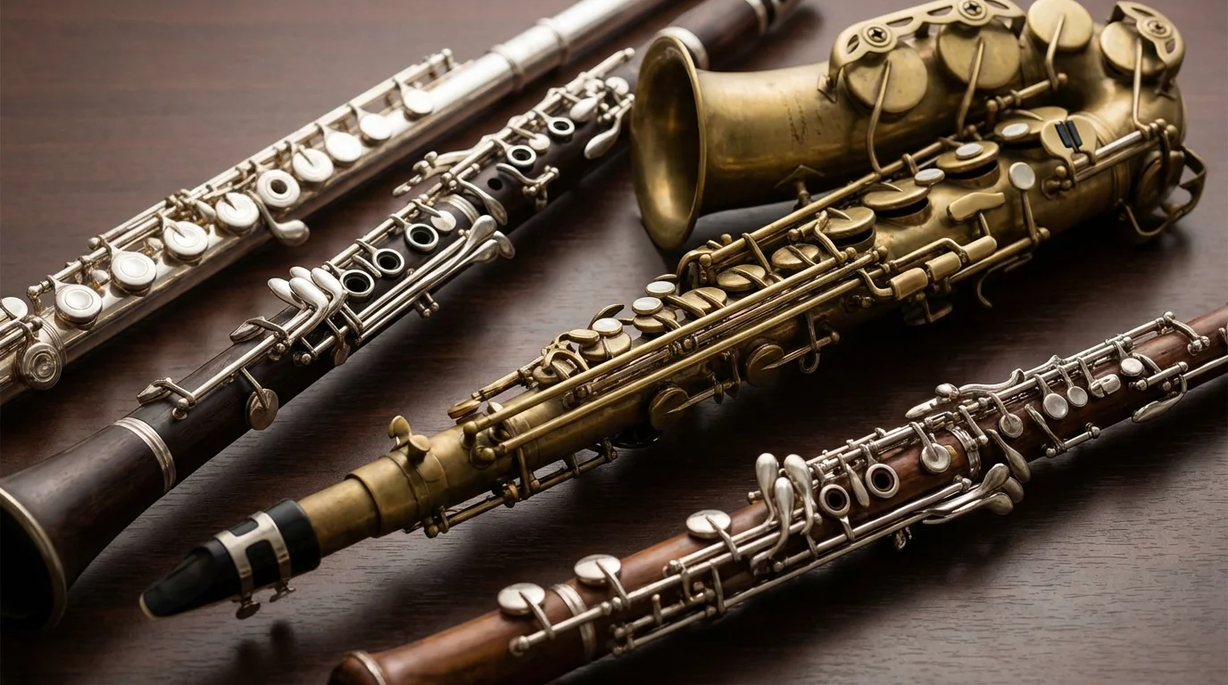 本文中：木管楽器パート別性格セクション