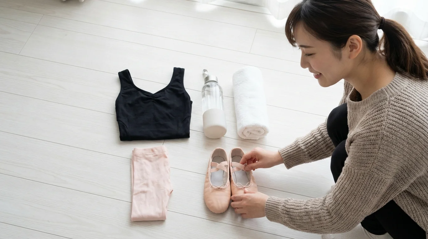 本文中：初めてのバレエレッスンセクション