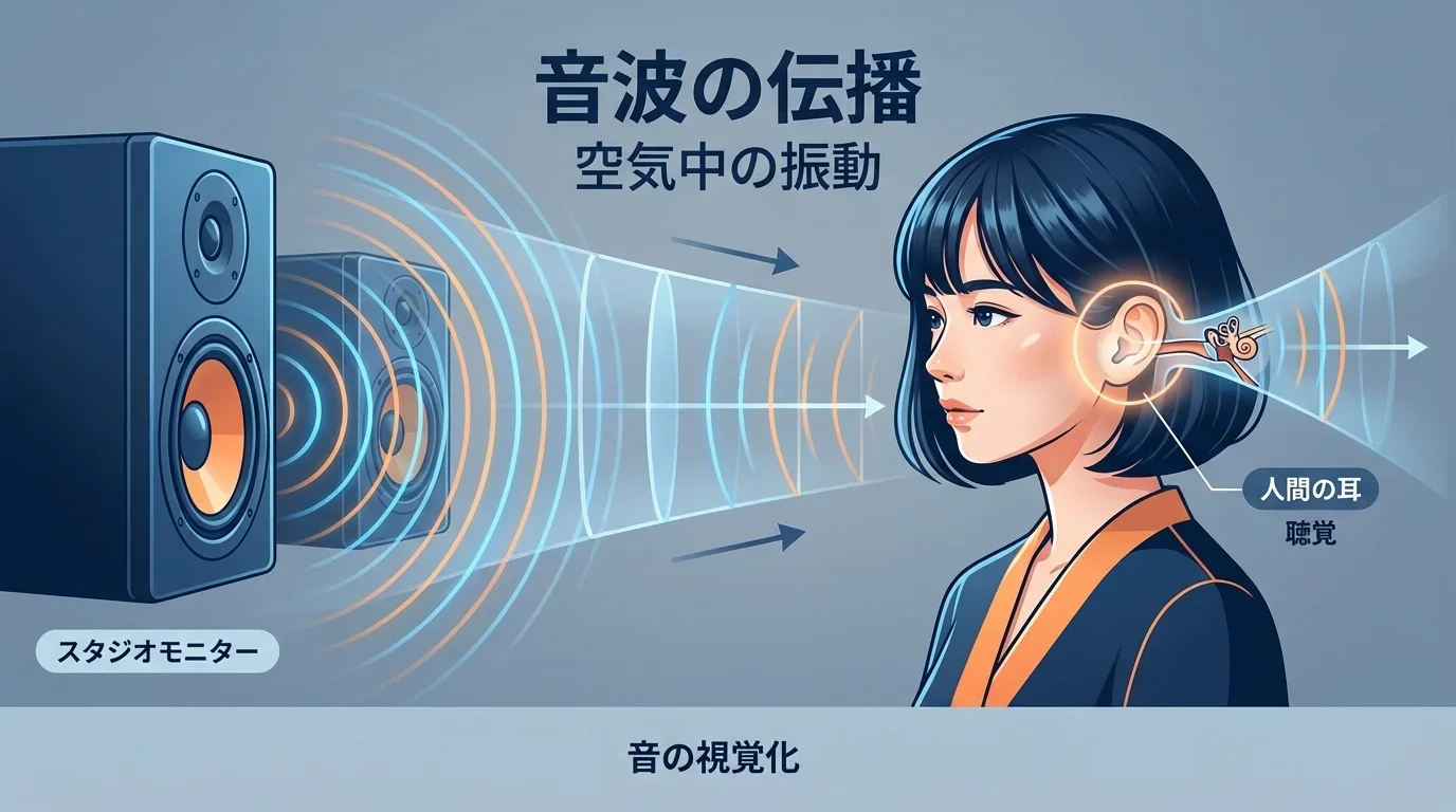 本文中:音の聴こえ方の違いセクション