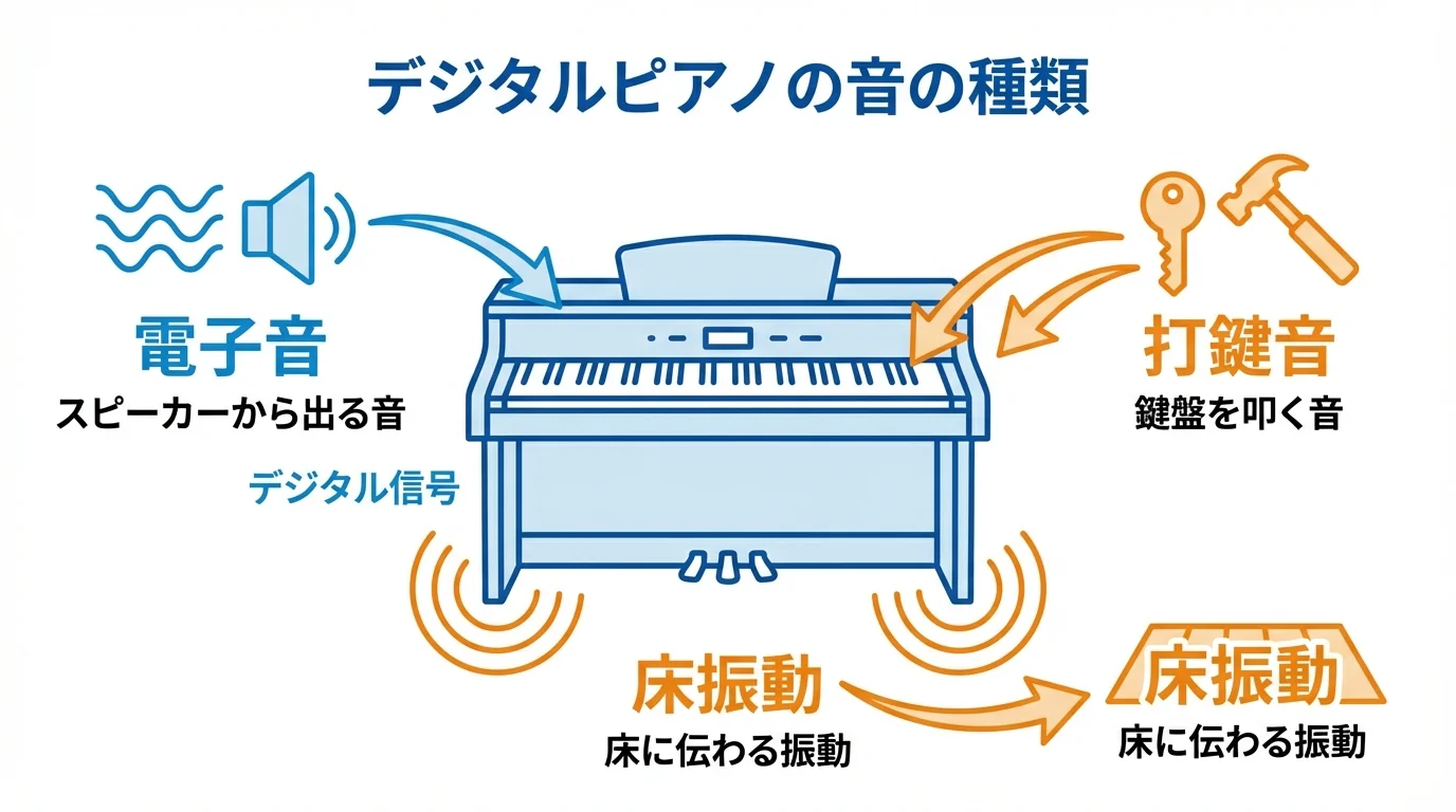 本文中：3つの音の解説セクション