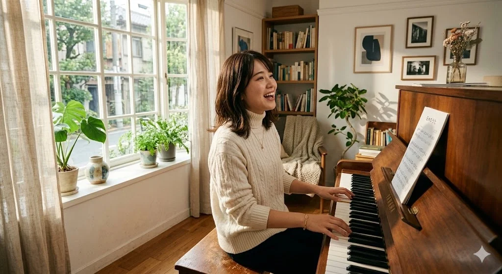 本文中：音程トレーニングセクション