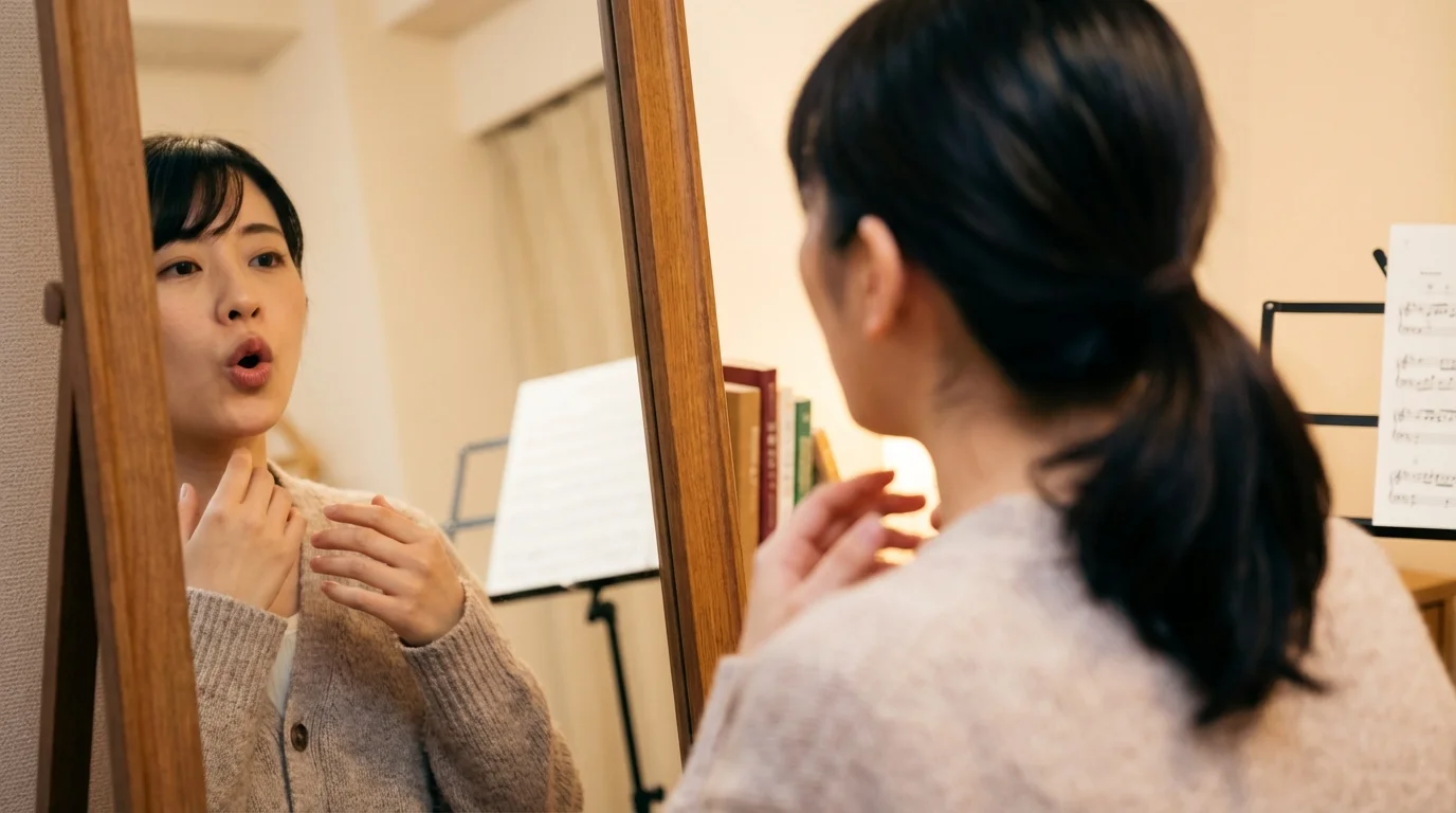 本文中：滑舌トレーニングセクション