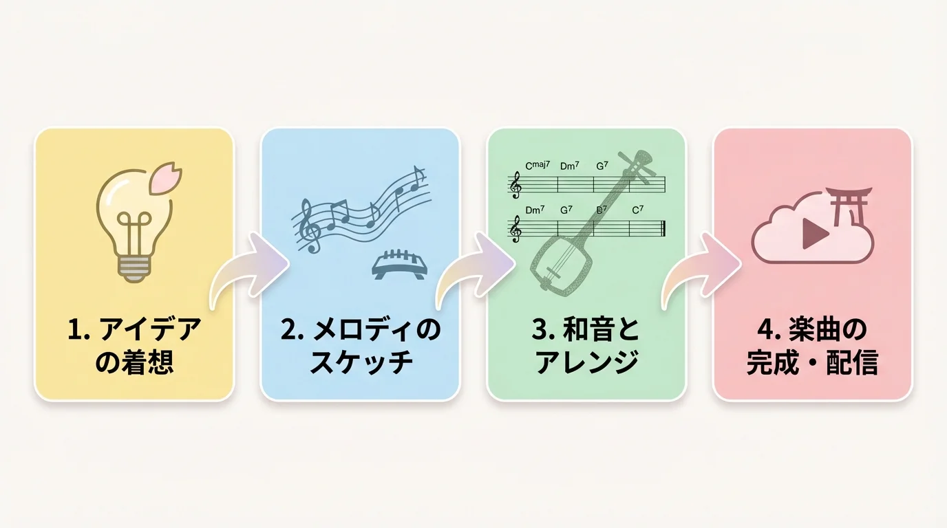 本文中：ステップバイステップセクション