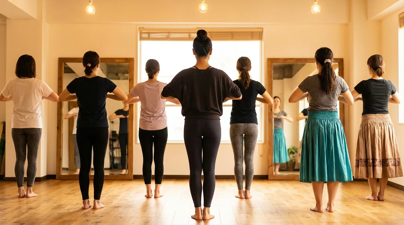 本文中：大人からフラダンスを始める3つのメリット