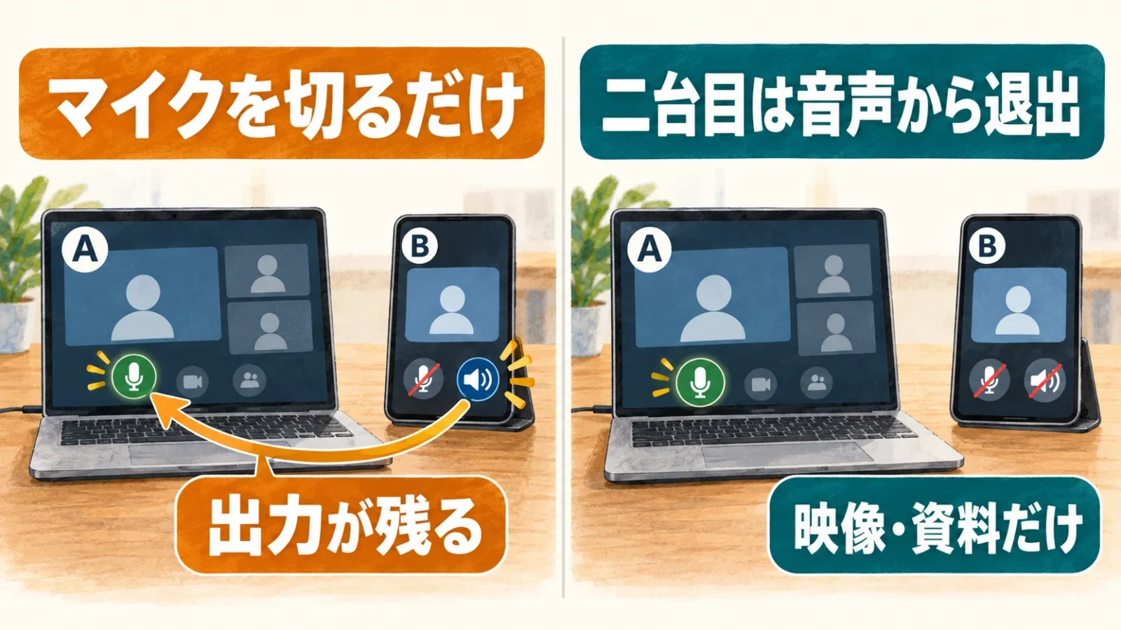 二台目は入力だけでなく音声接続を整理する